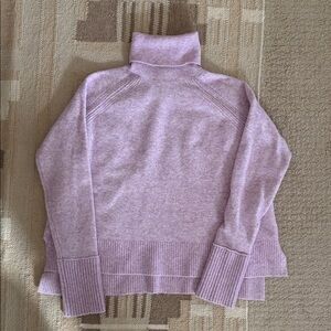 J. Crew Soft Lilac Turtleneck Sweater
